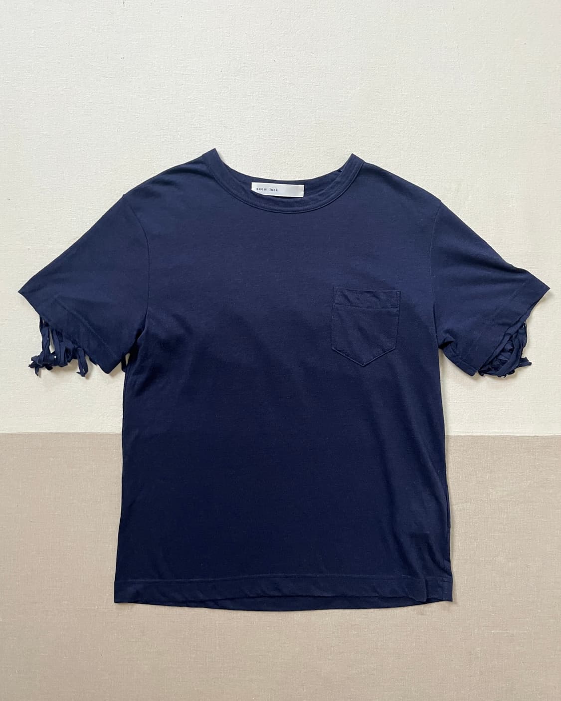 사카이 프린지 티셔츠 sacai luck fringe t shirt 상품이미지2