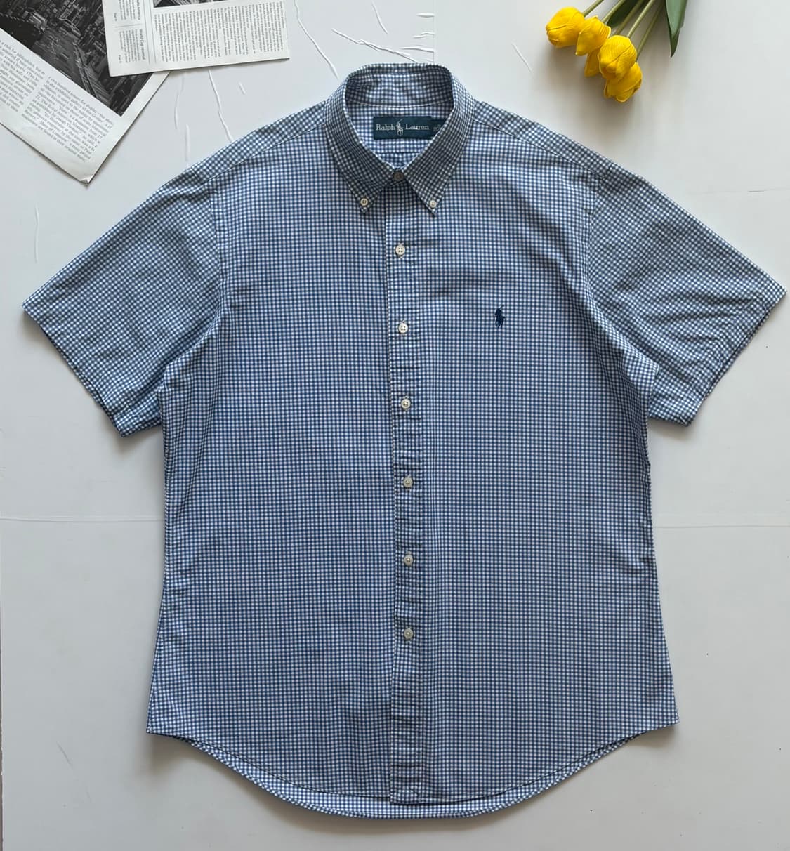 Polo 폴로랄프로렌 반팔 체크 셔츠 상품이미지2