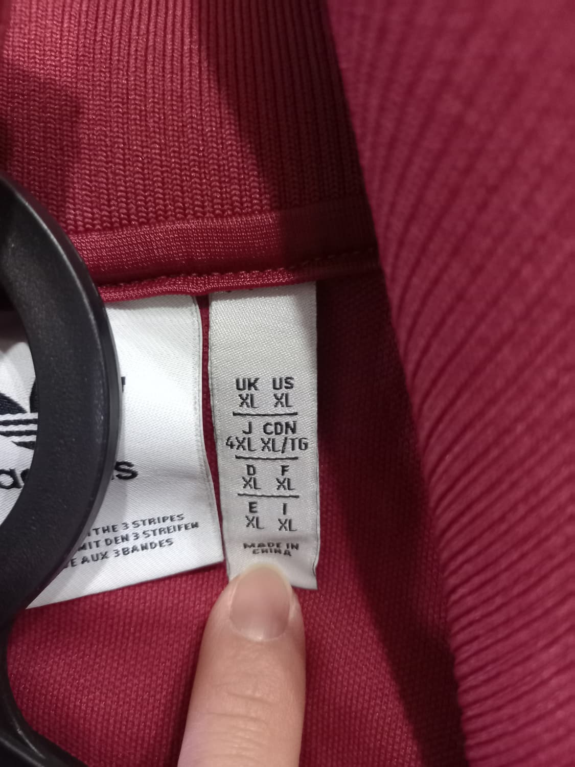 아디다스 바이에른 뮌헨 트랙탑 저지 져지집업 105/XL 상품이미지5