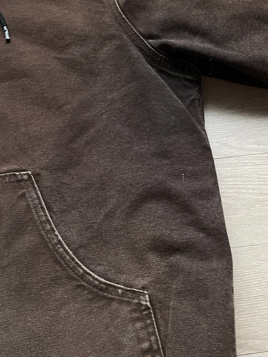 칼하트 j130 DKB 다크 브라운 액티브 자켓 샌드스톤 상품이미지10