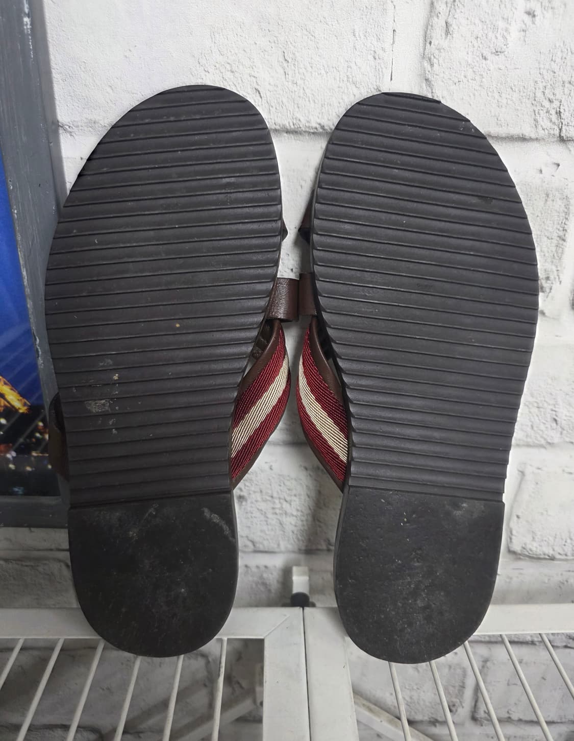 발리 남성 슬리퍼 250 가죽 크로스 스트랩 샌들 SC75 ​ 상품이미지3