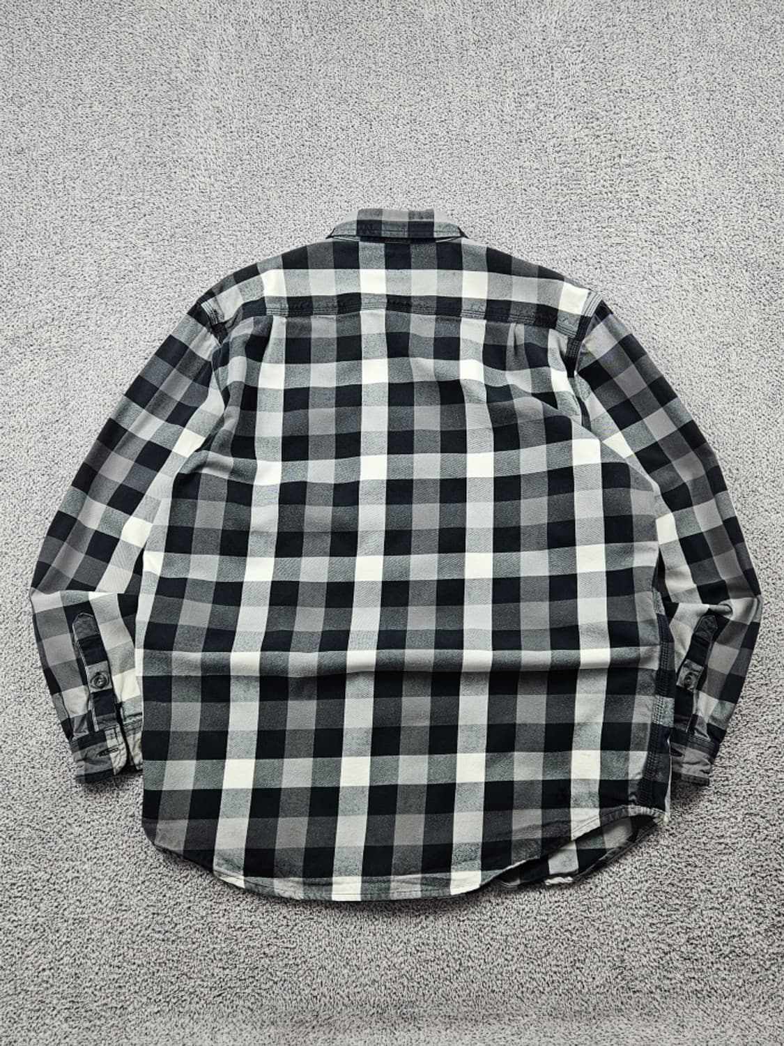 칼하트 체크 패턴 플란넬 롱 슬리브 워크 셔츠 ( L ) / 10327 상품이미지5