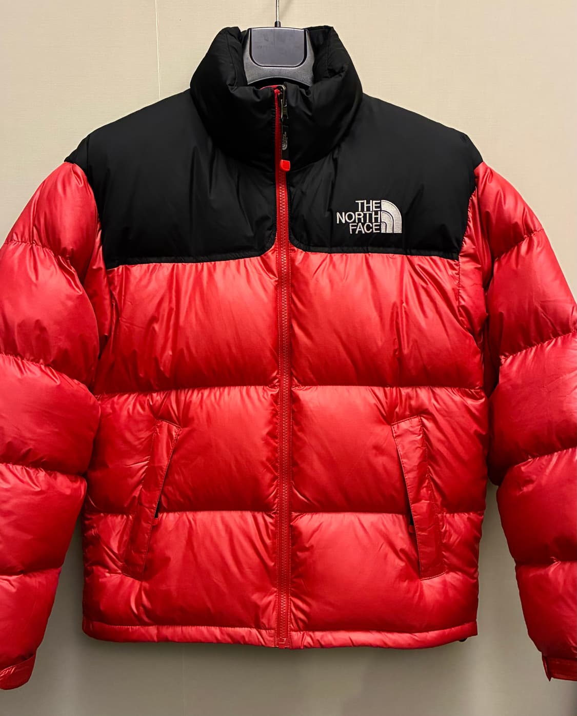 (S/97)노스페이스 1996 골드윈 레트로 눕시 700 패딩 레드 상품이미지1