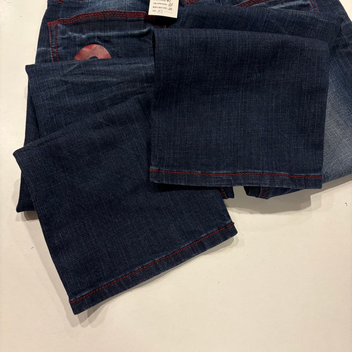 [32] 12FW 에비수 백로고 EVISU 데님 청바지 팬츠 D977 상품이미지6