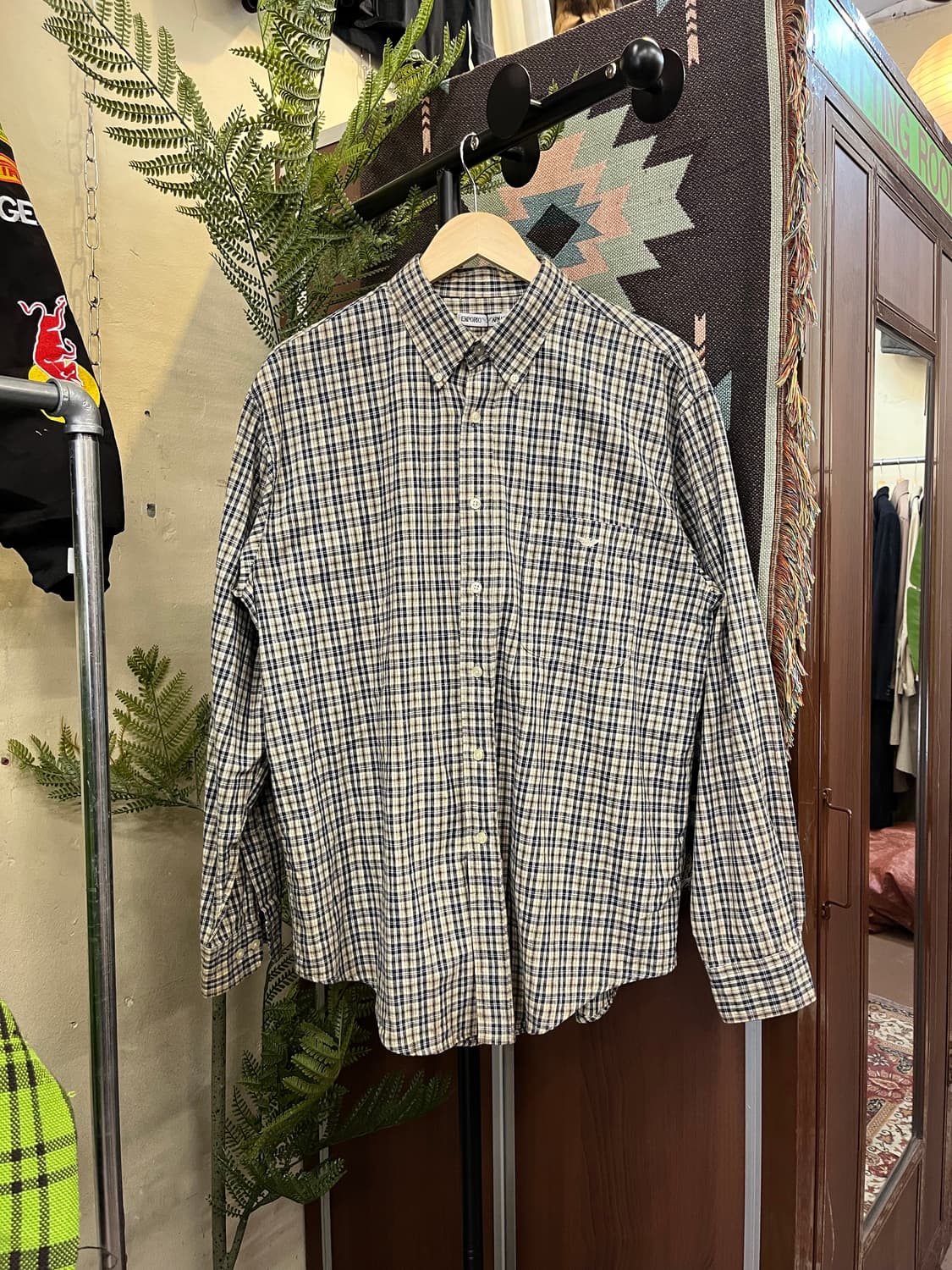 엠포리오 아르마니 체크 셔츠 #csz802 상품이미지1