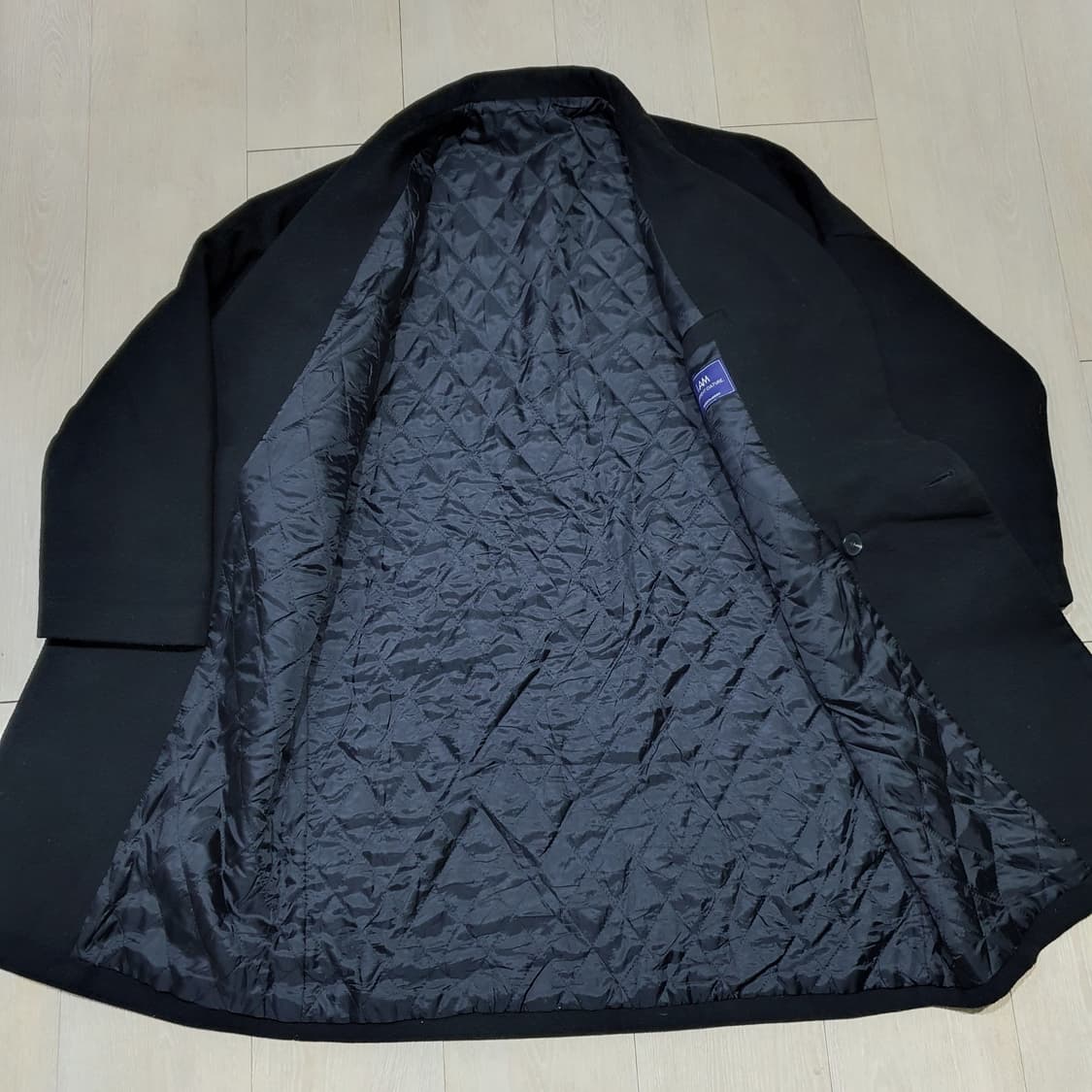 I am 오버핏 울 더블 코트 롱코트 겨울용 상품이미지5