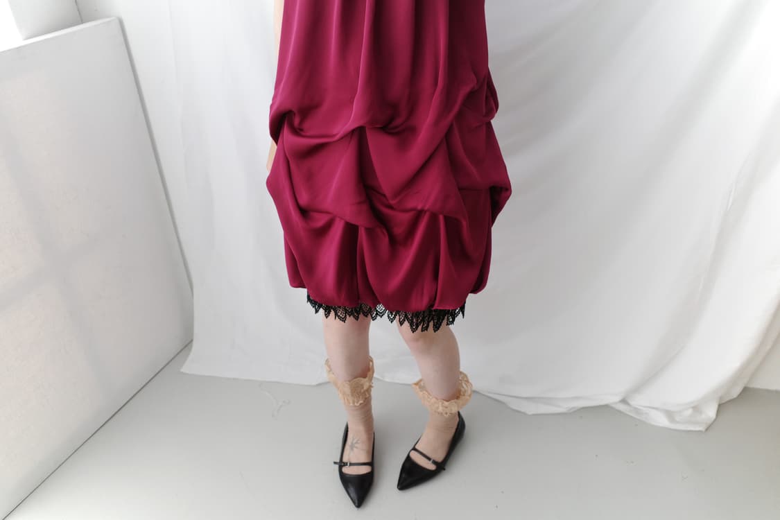 shirring balloon dress 상품이미지4