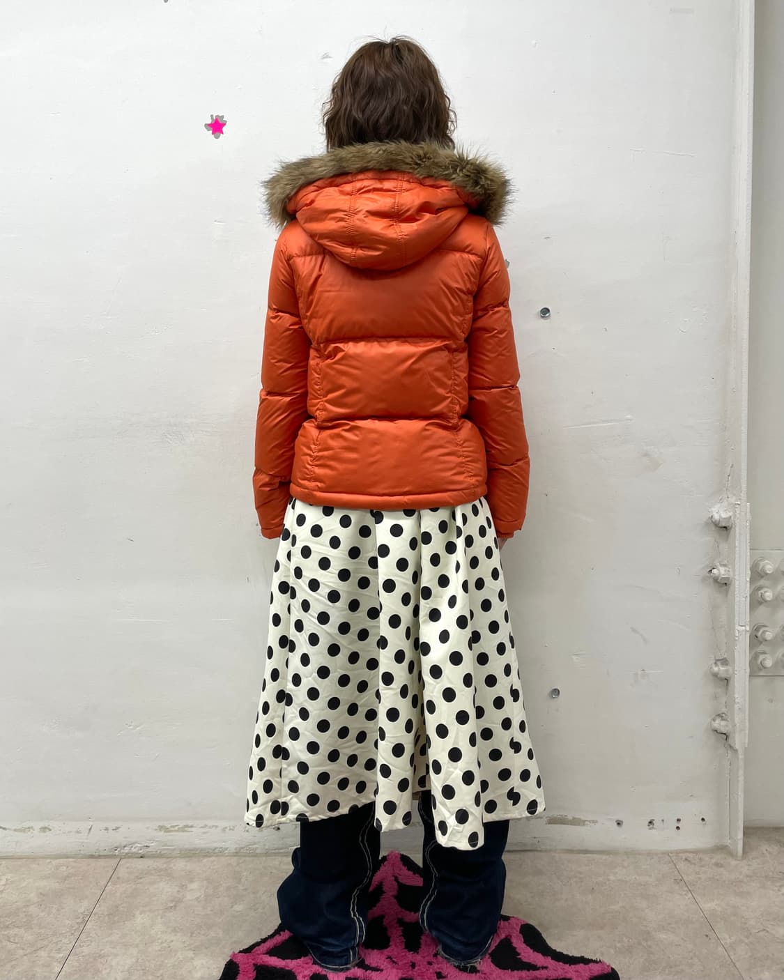 Polo Retro Orange Padded Jumper  상품이미지6