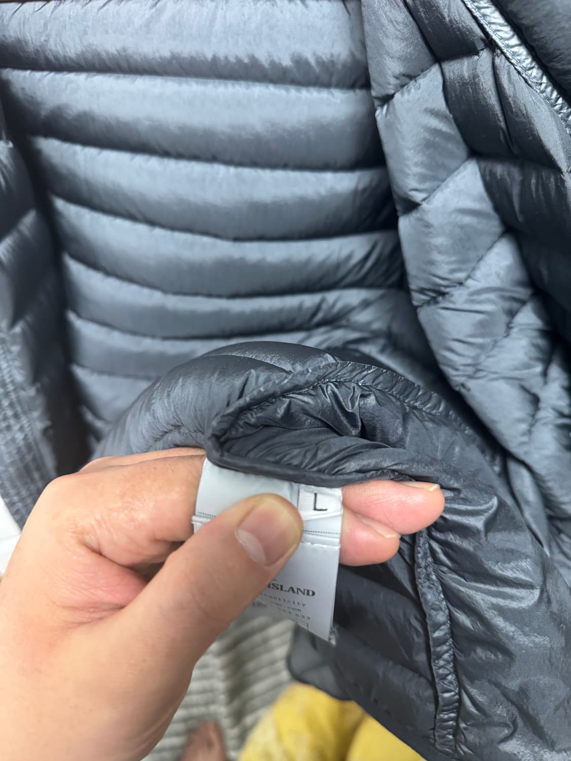 스톤아일랜드 룸 우븐 경량 패딩 L사이즈 상품이미지5
