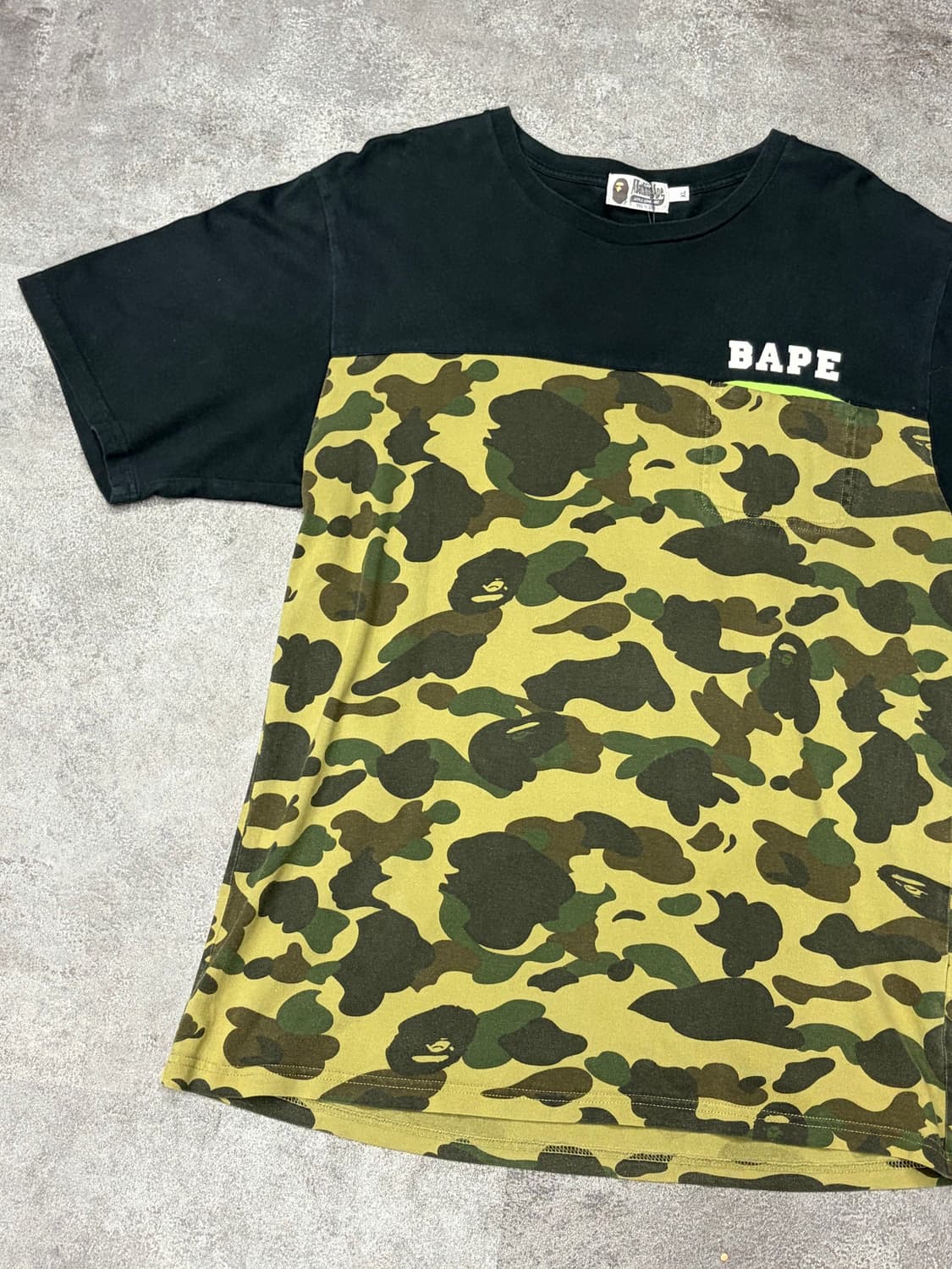 00s A BATHING APE 베이프 카모 반팔 티셔츠 상품이미지4