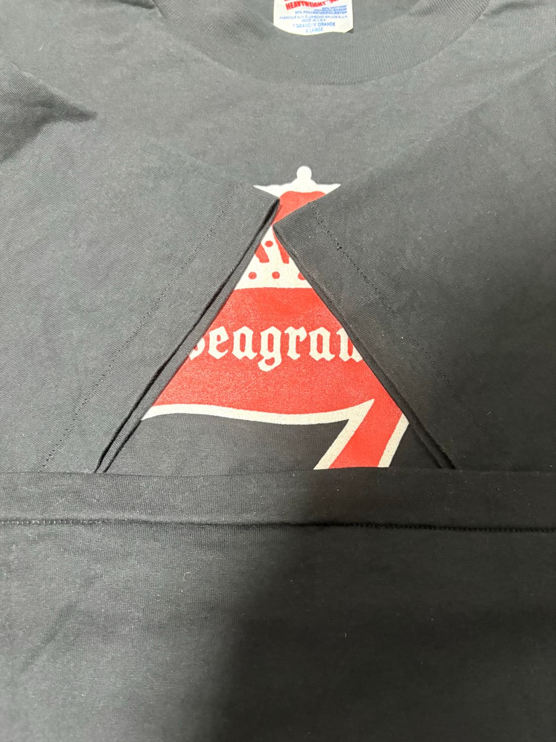 90s Seagram 7 Crown 프로모 티셔츠 싱글스티치 USA 상품이미지5