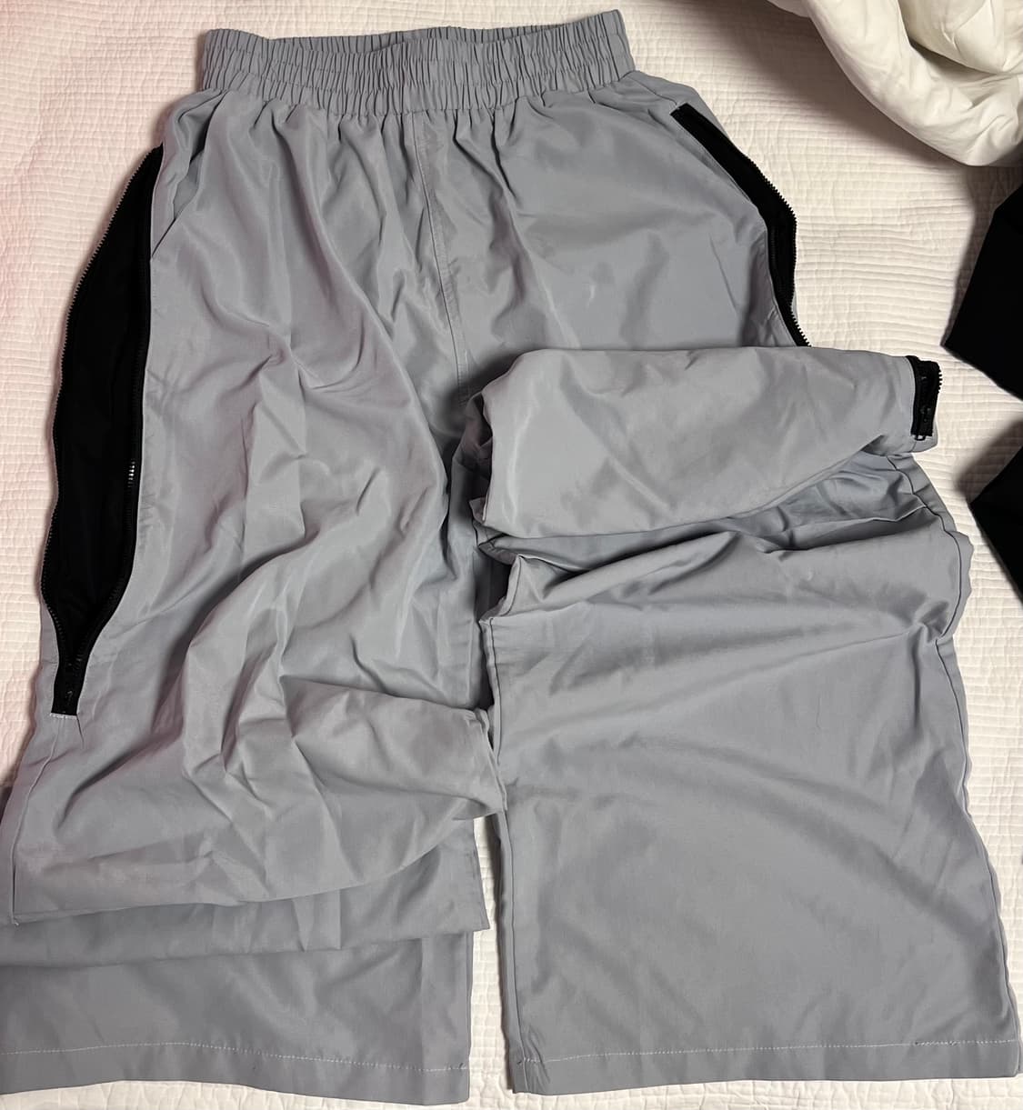 사이드 지퍼 나일론 카고팬츠 패러슈트  상품이미지1