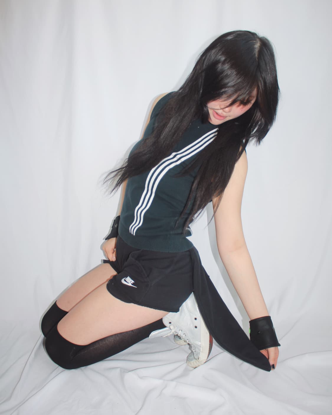 Nike B-EAR distressed training shorts 상품이미지5