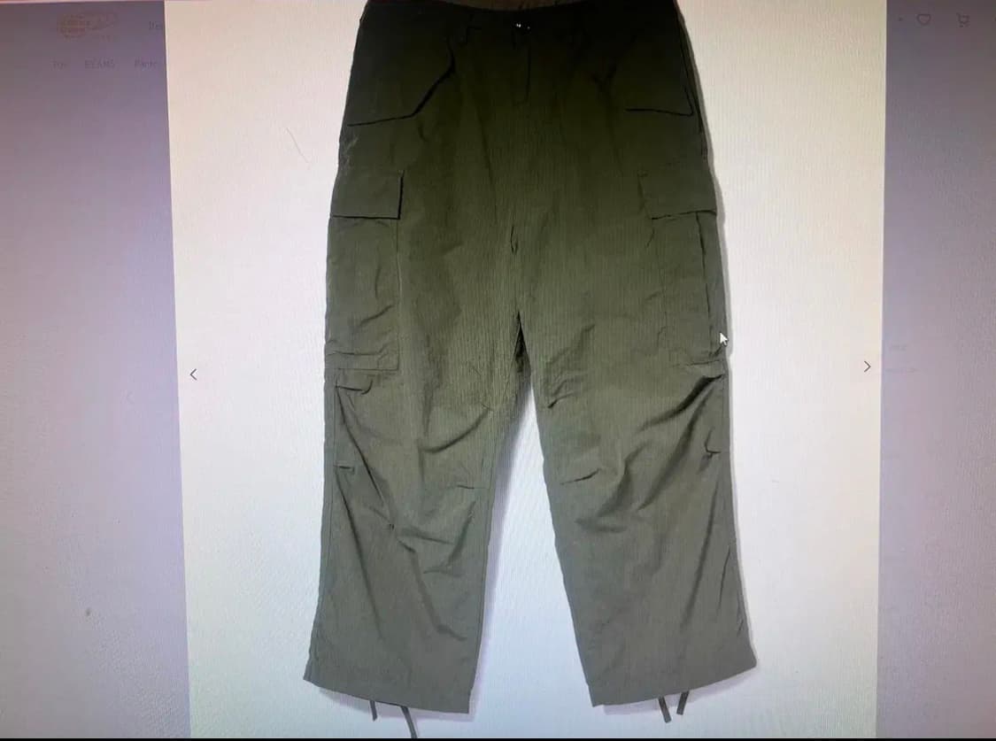 빔즈 BEAMS big 6 pocket cargo pants 상품이미지3