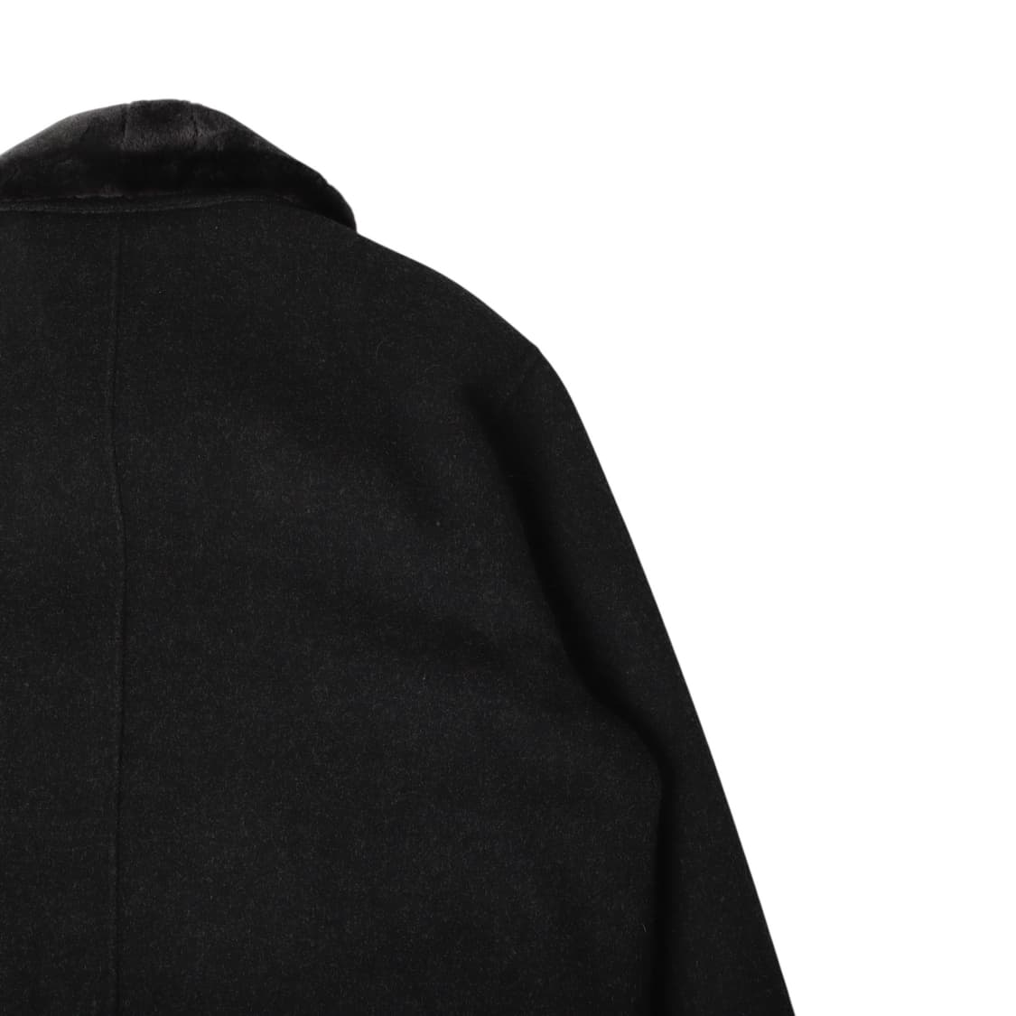 입생로랑 시어링 울 캐시미어 하프 코트 상품이미지6