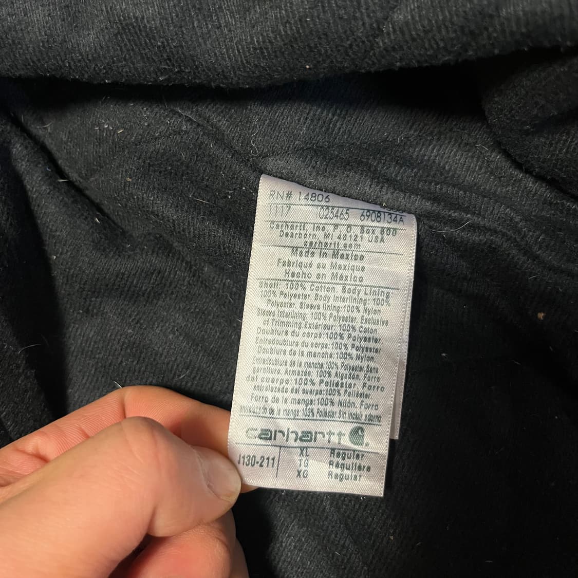 [XL] 칼하트 J130 샌드스톤 덕 액티브 후드 자켓 브라운 상품이미지6