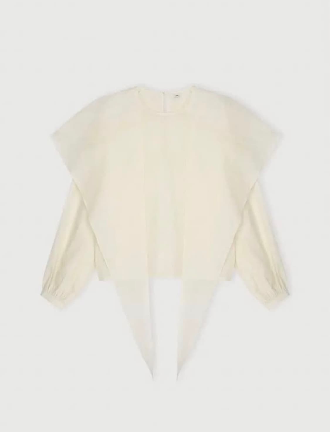 에토스 케이프 블라우스 아이보리 상품이미지2