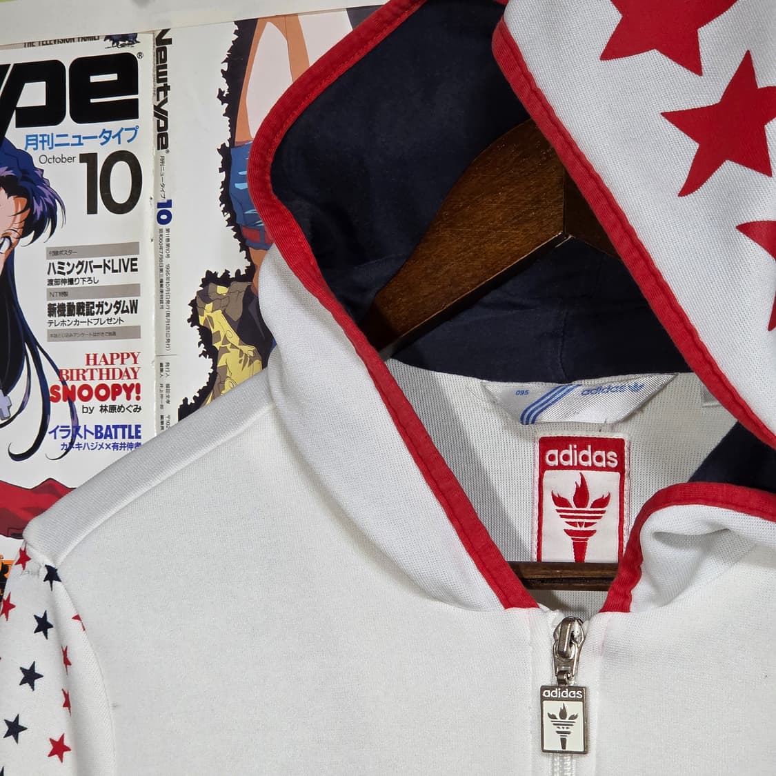 아디다스 성조기 USA 별 후드 희귀 져지  상품이미지8