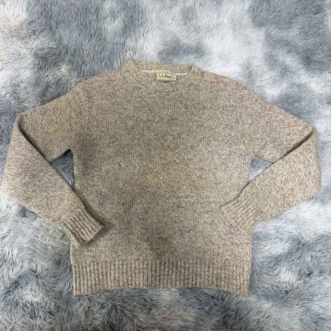 90s 엘엘빈 오트밀니트  실착 90정도 상품이미지1