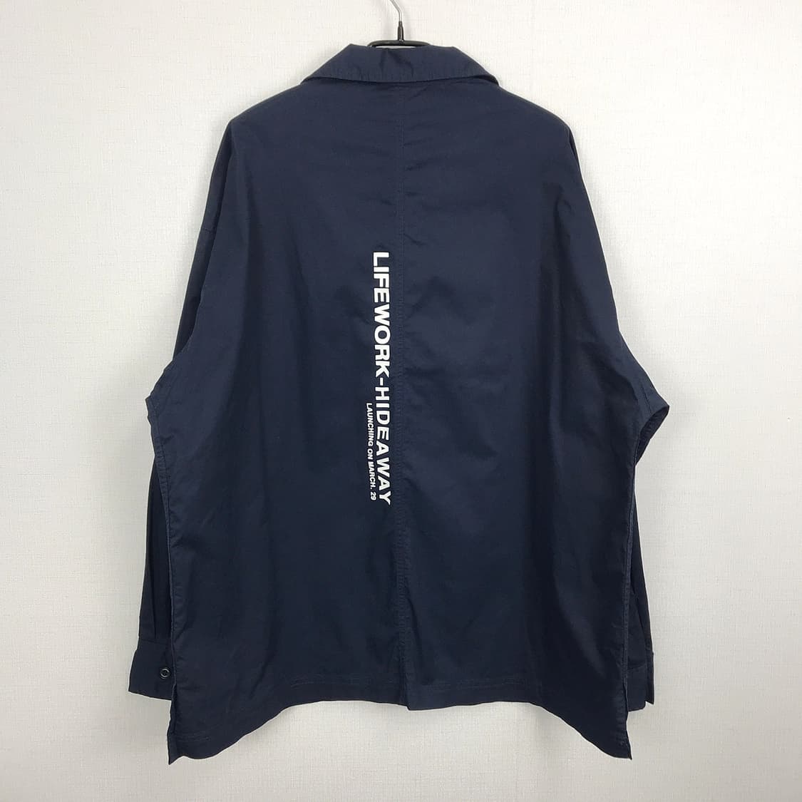 라이프워크 오버핏 셔츠 남방 남성M 상품이미지5