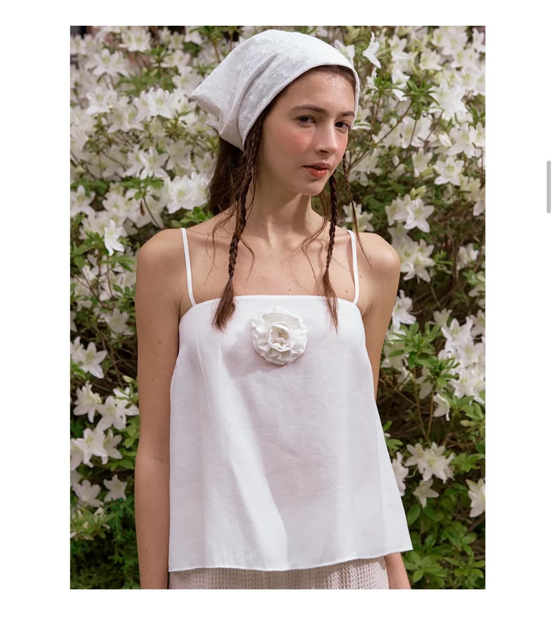 셀리테일즈 flower sleeveless ivory 상품이미지1