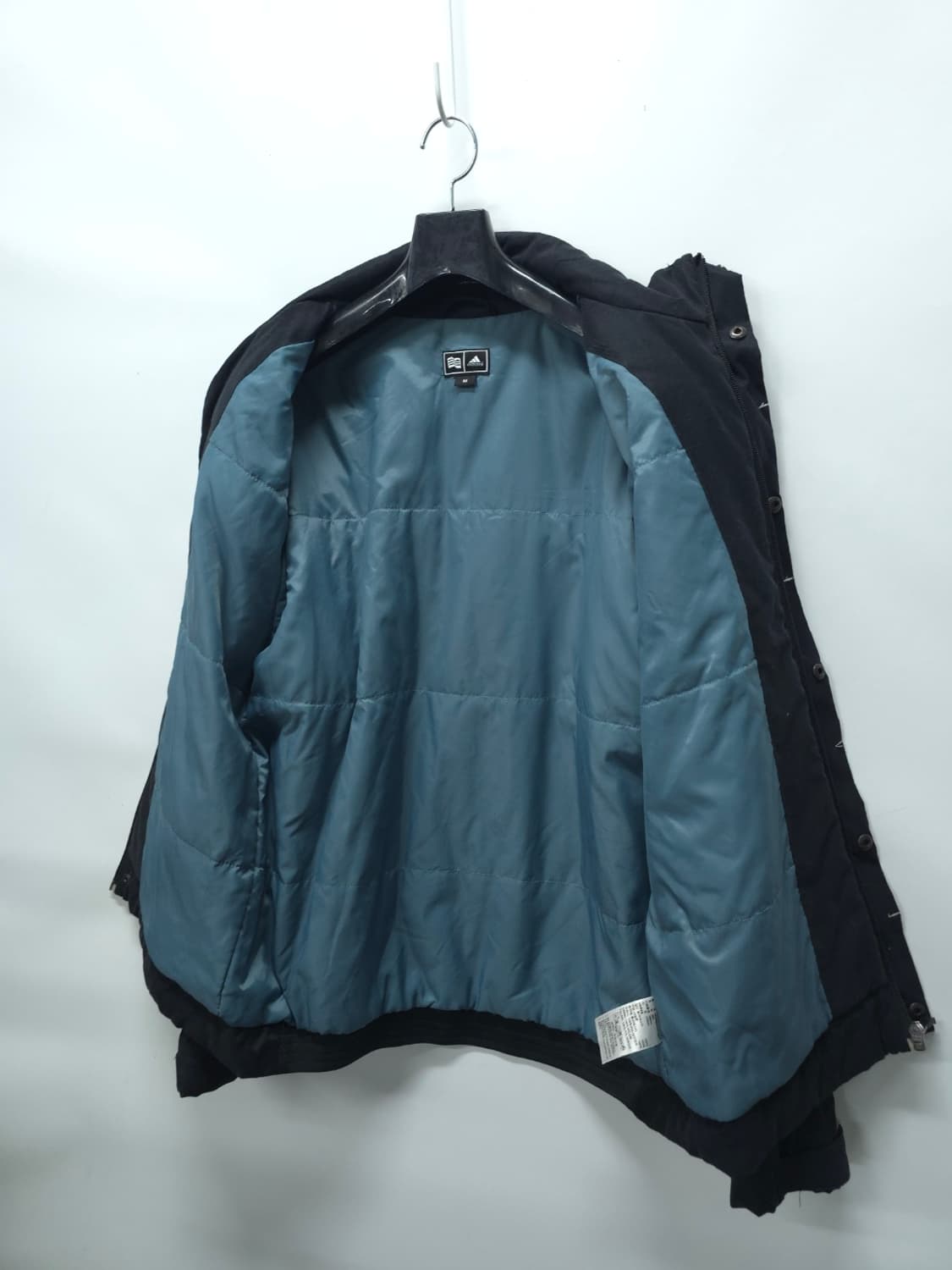 아디다스 3선 스트라이프 블랙 하이넥 봄가을 자켓(95~100) 상품이미지9