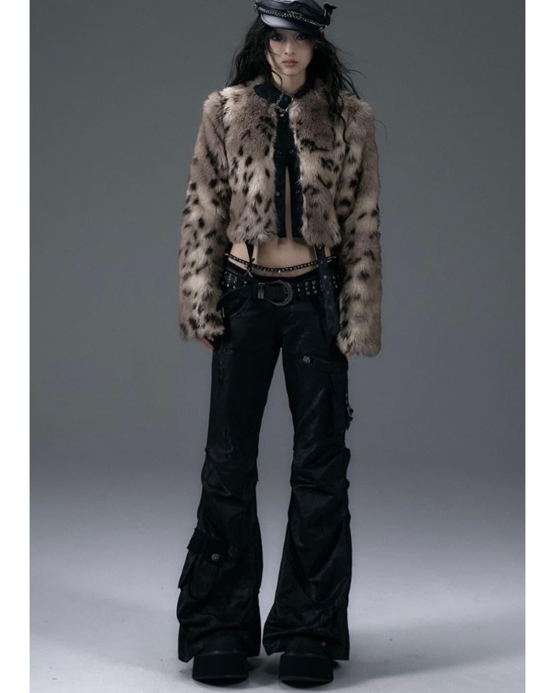 shop cor 펑크 로우웨이스트 팬츠 상품이미지2