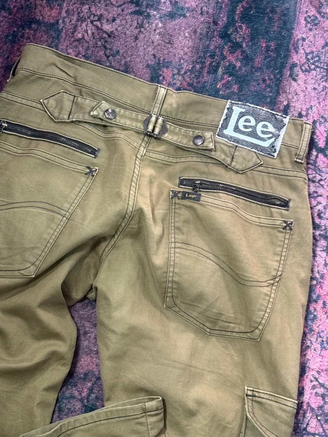 일본판 Lee 백스트랩 카고팬츠 코디세트  상품이미지9