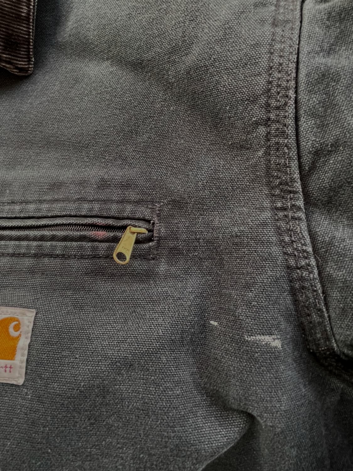 칼하트 J01 디트로이트 커스텀 자켓 블랙 상품이미지8