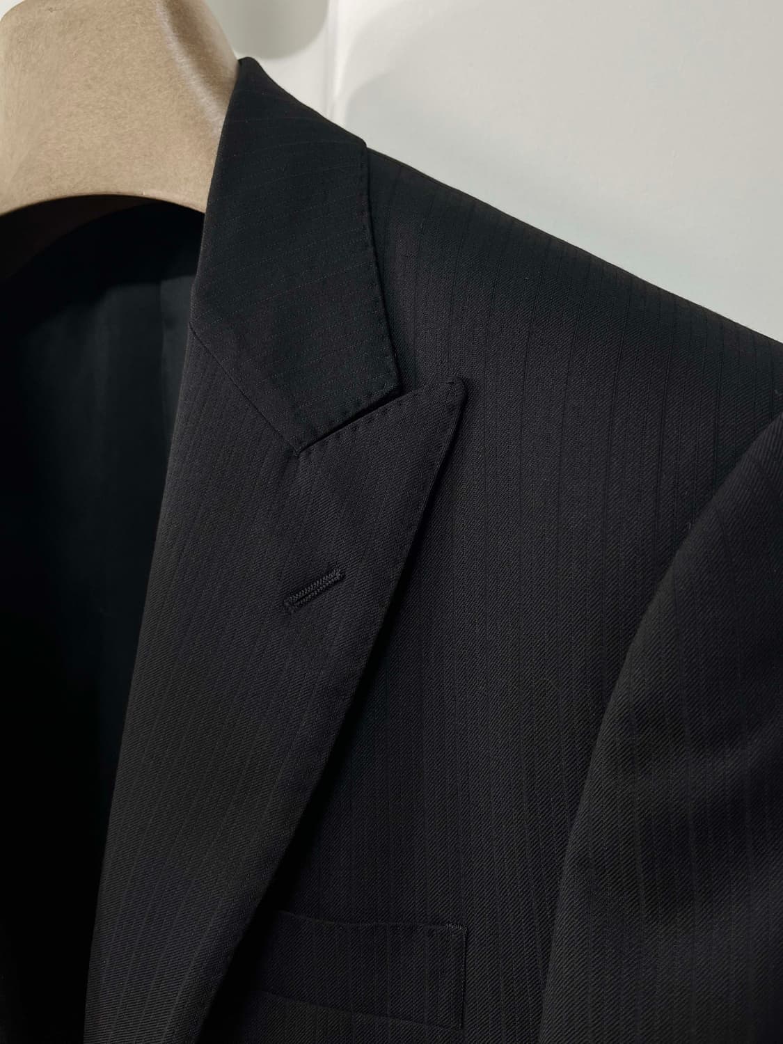 폴로 랄프로렌 이태리 메이드 블랙라벨 피크드 라펠 블레이저 울 자켓 상품이미지7