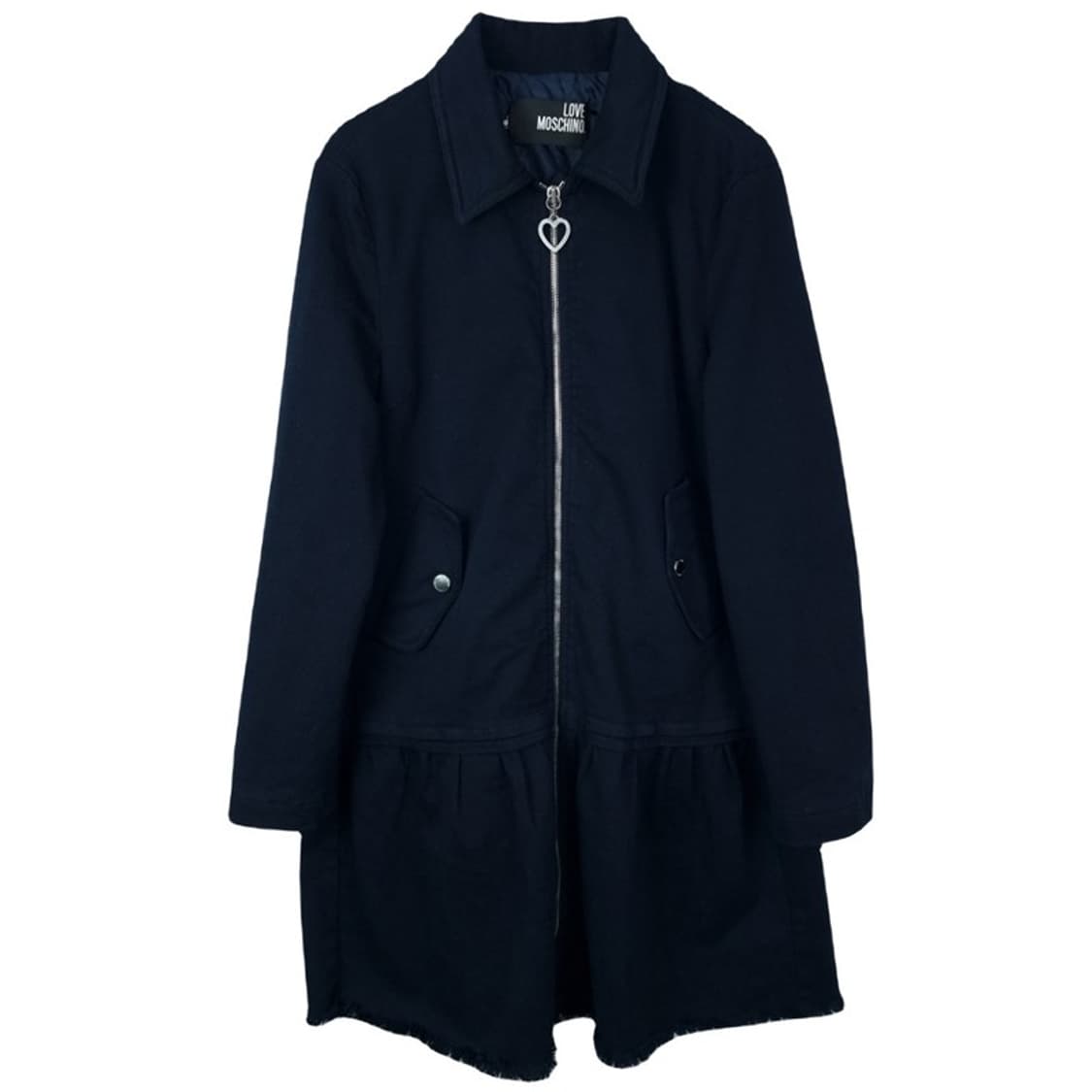 [러브 모스키노] 코튼 집업 코트 네이비 P01236 상품이미지2