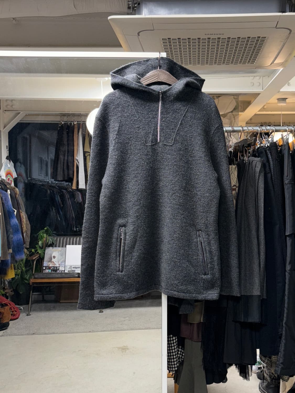 Kiyoko takase 하프집업 울니트 상품이미지1