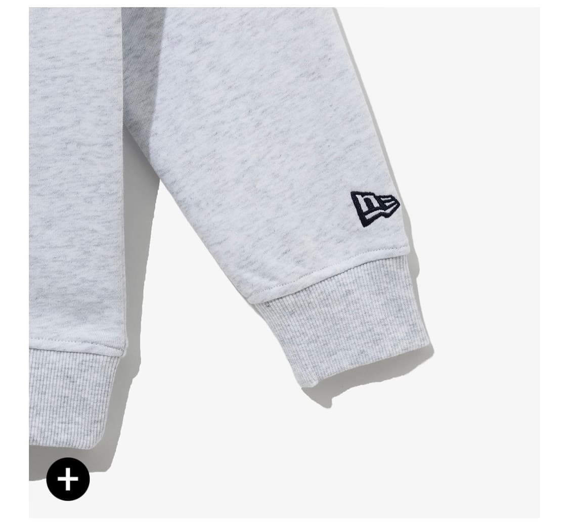 < 뉴에라 MLB 뉴욕양키스 팀 로고 맨투맨 ( 헤더그레이,XL )  상품이미지4