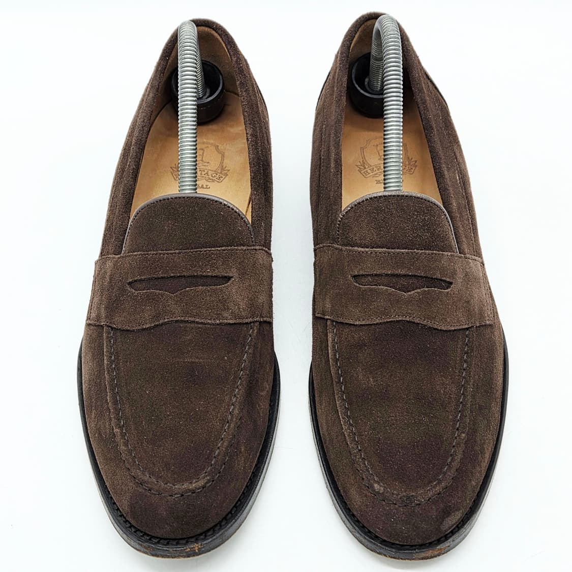 Heritage Regal 스웨이드 페니로퍼 브라운 (275)   상품이미지4