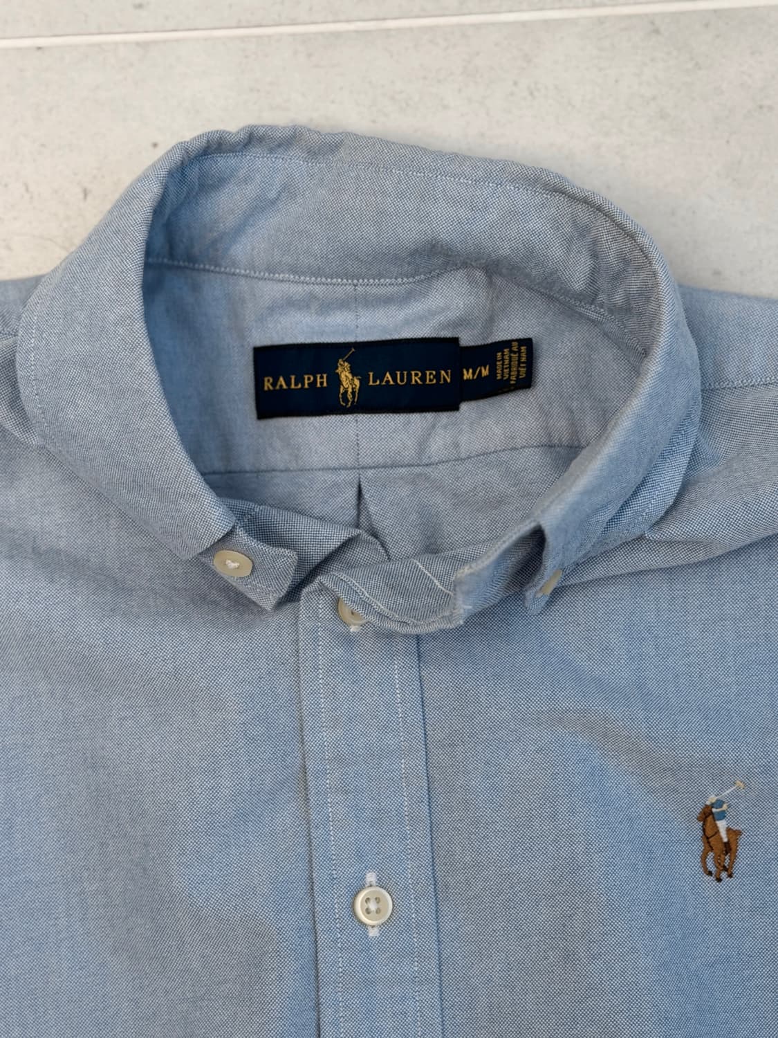 폴로 랄프로렌 옥스퍼드셔츠 클래식핏 M(105정도 약간사용감있음) 상품이미지1
