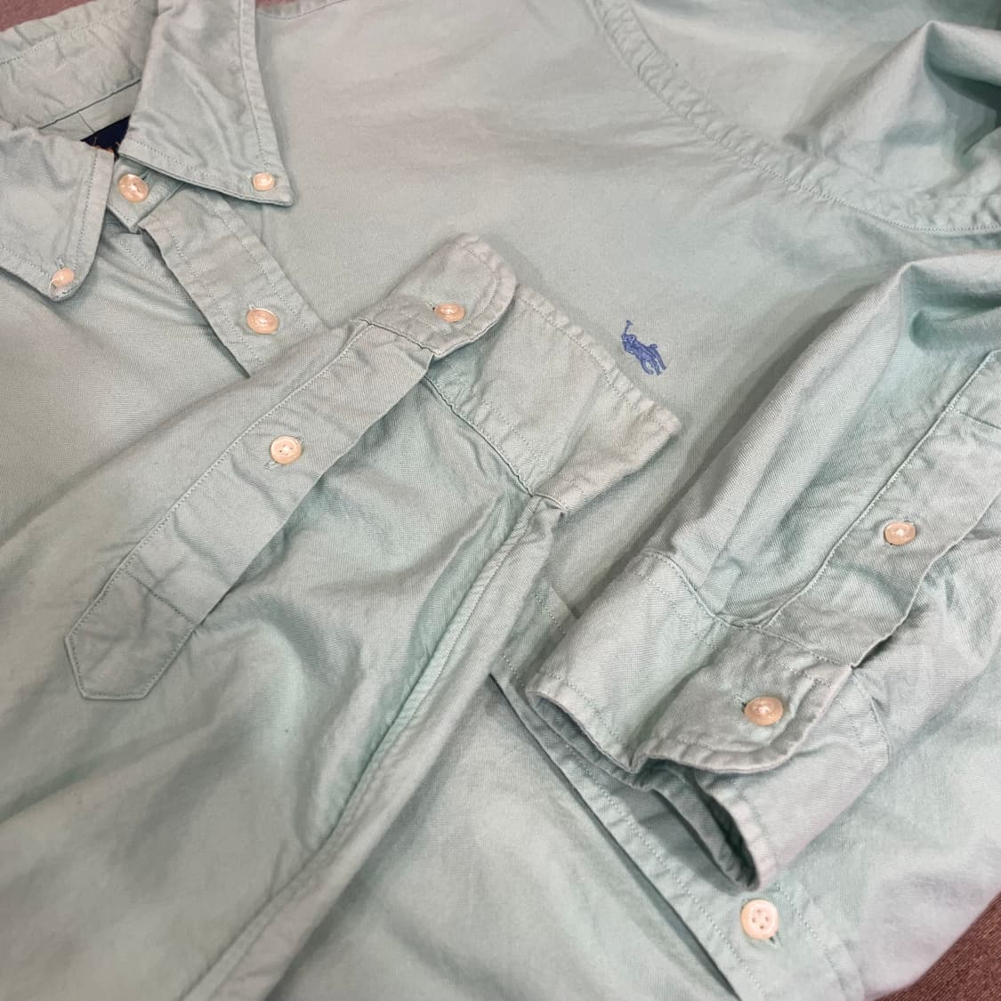 (M) POLO 폴로 랄프로렌 솔리드 셔츠 클래식핏 상품이미지6