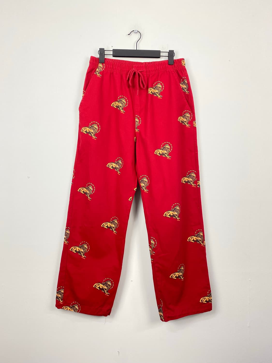 위캔더스 레드 사자로고 킹 코튼팬츠 M 상품이미지1