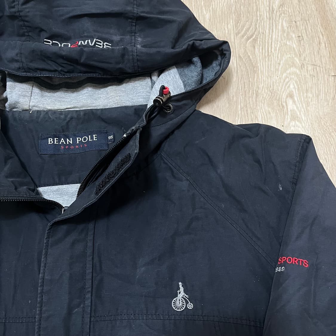 빈폴 스포츠 Bean Pole 남성 후드 바람막이 자켓 M(95) 상품이미지3