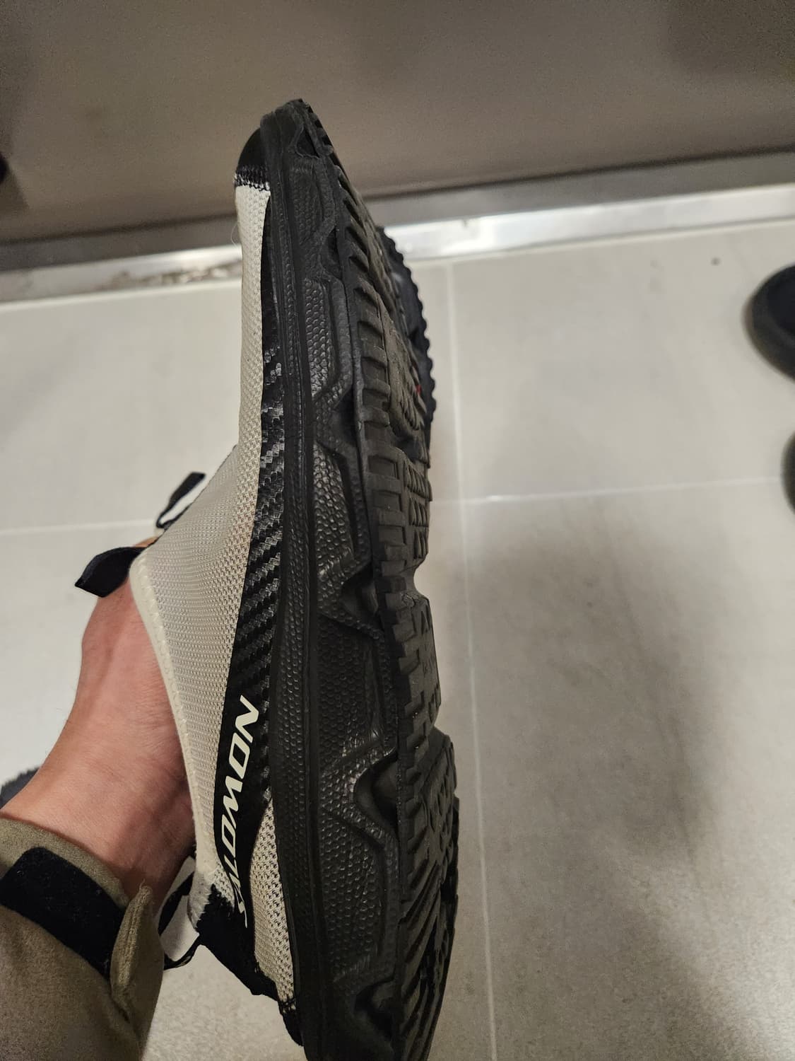 (275)살로몬 샌디리앙 rx 모크 3.0 블랙화이트 uk9 us9.5 상품이미지3