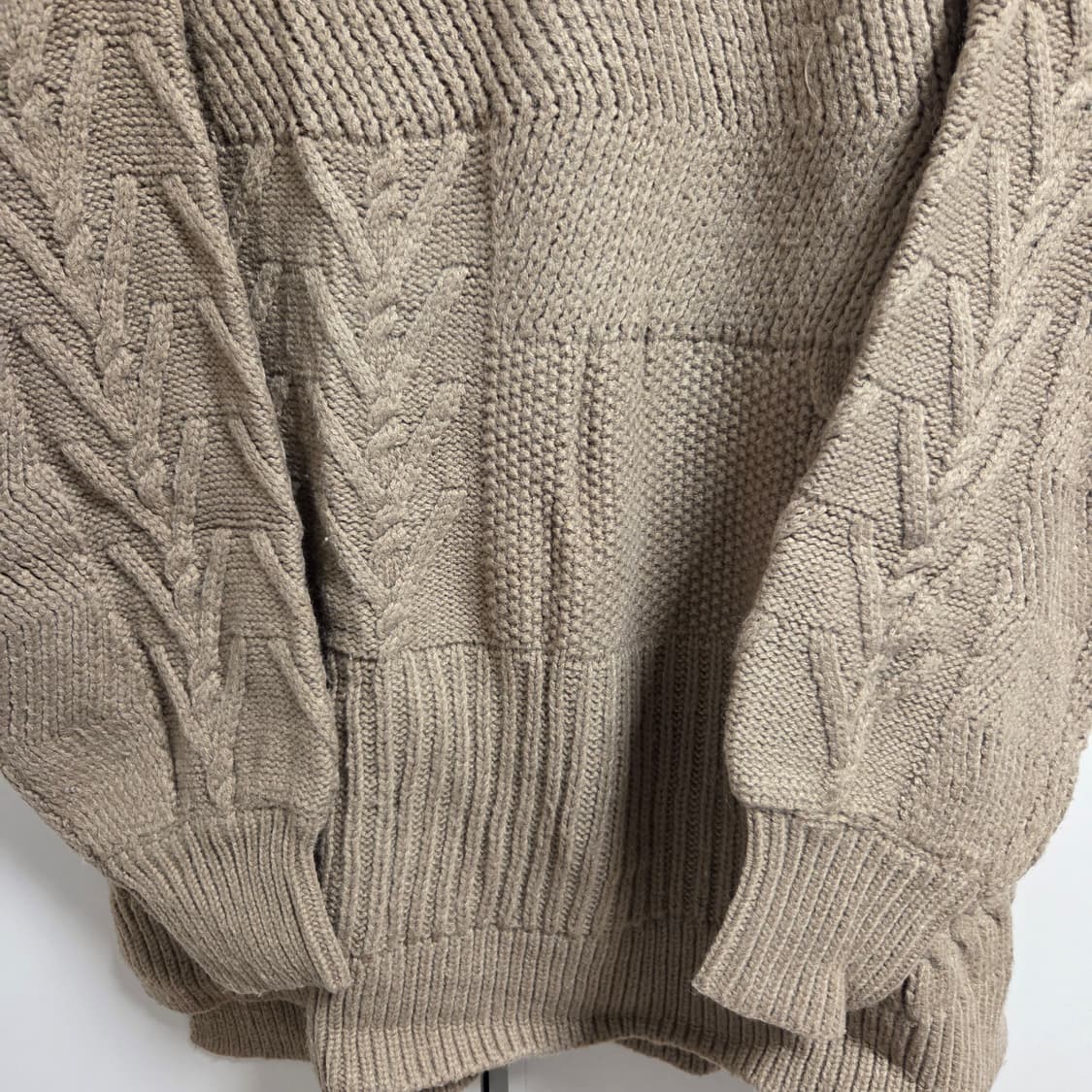 American Holic 케이블 울 니트 M-슬림L(95-100) 상품이미지4