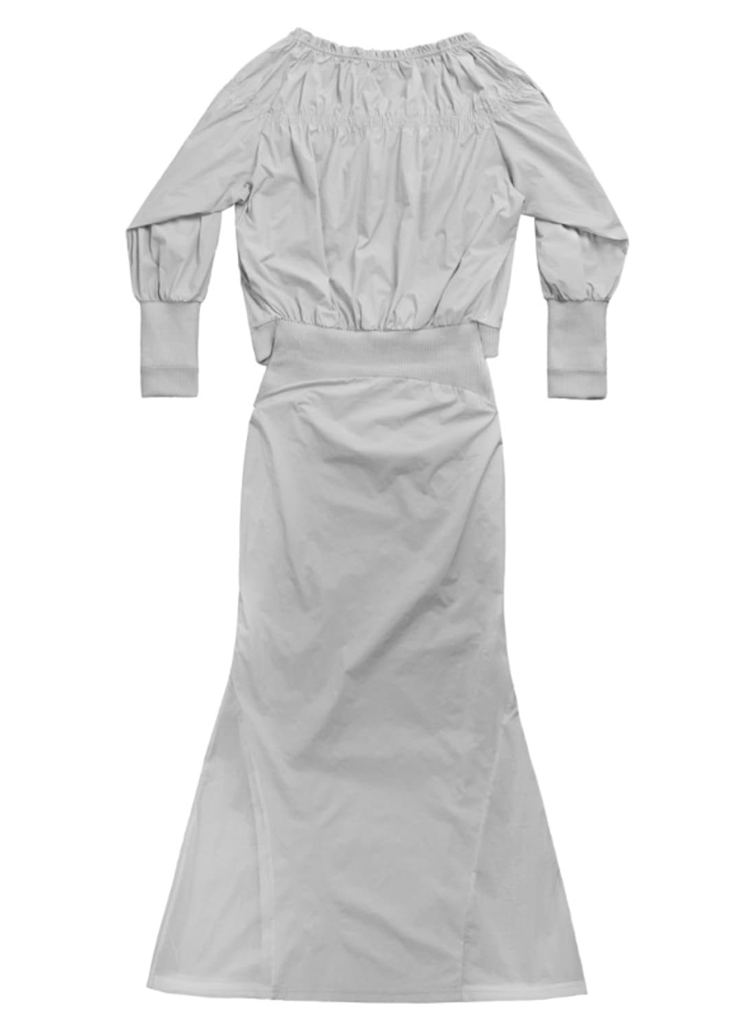 오호스 머메이드 드레스 그레이 상품이미지3