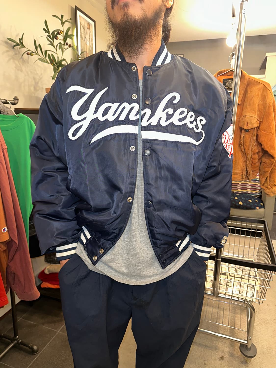90’s Starter New york Yankees boomber JK 상품이미지1