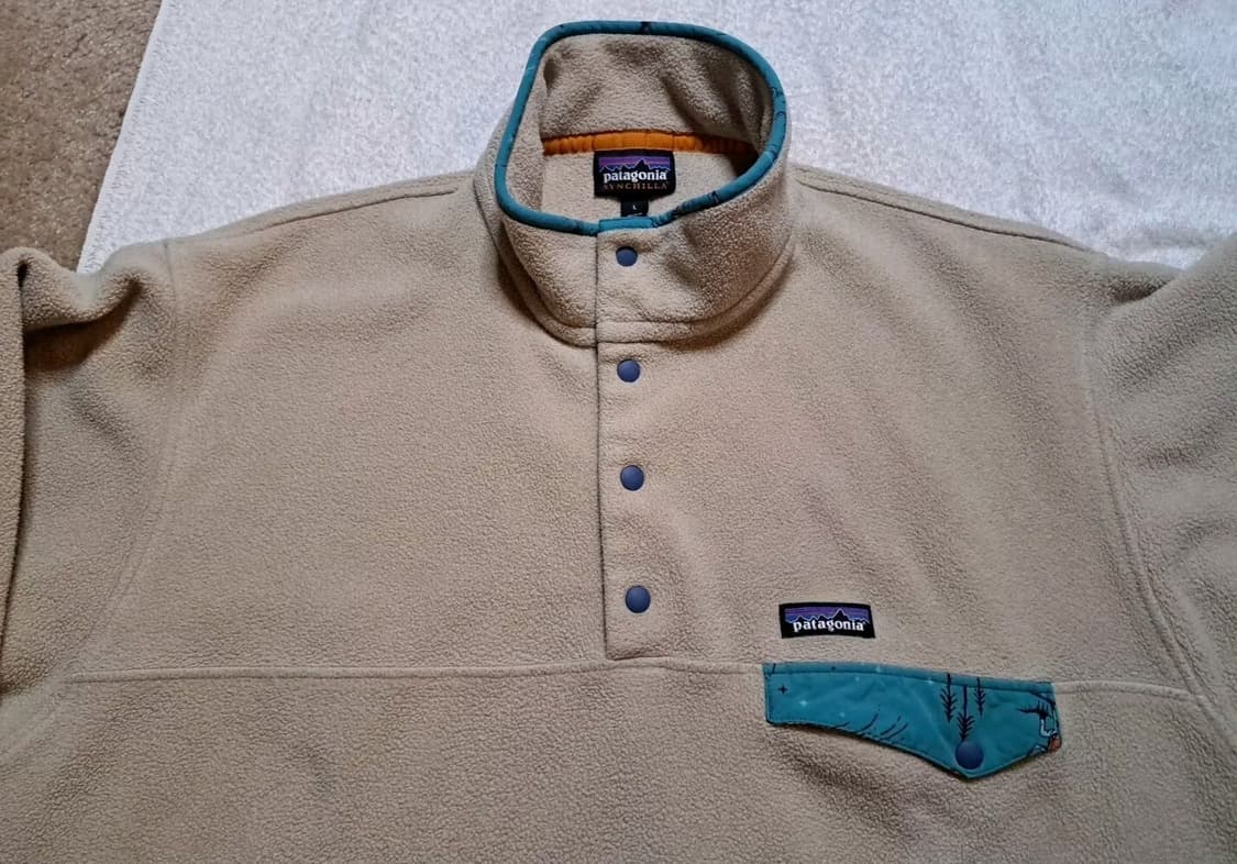 19FW 파타고니아 신칠라 스냅-T 베이지/틸 상품이미지2