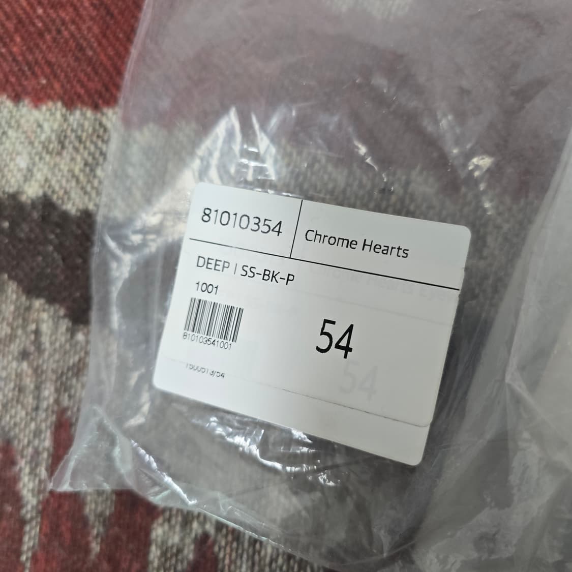 크롬하츠 딥1 샤이닝 실버 블랙 54사이즈 상품이미지4