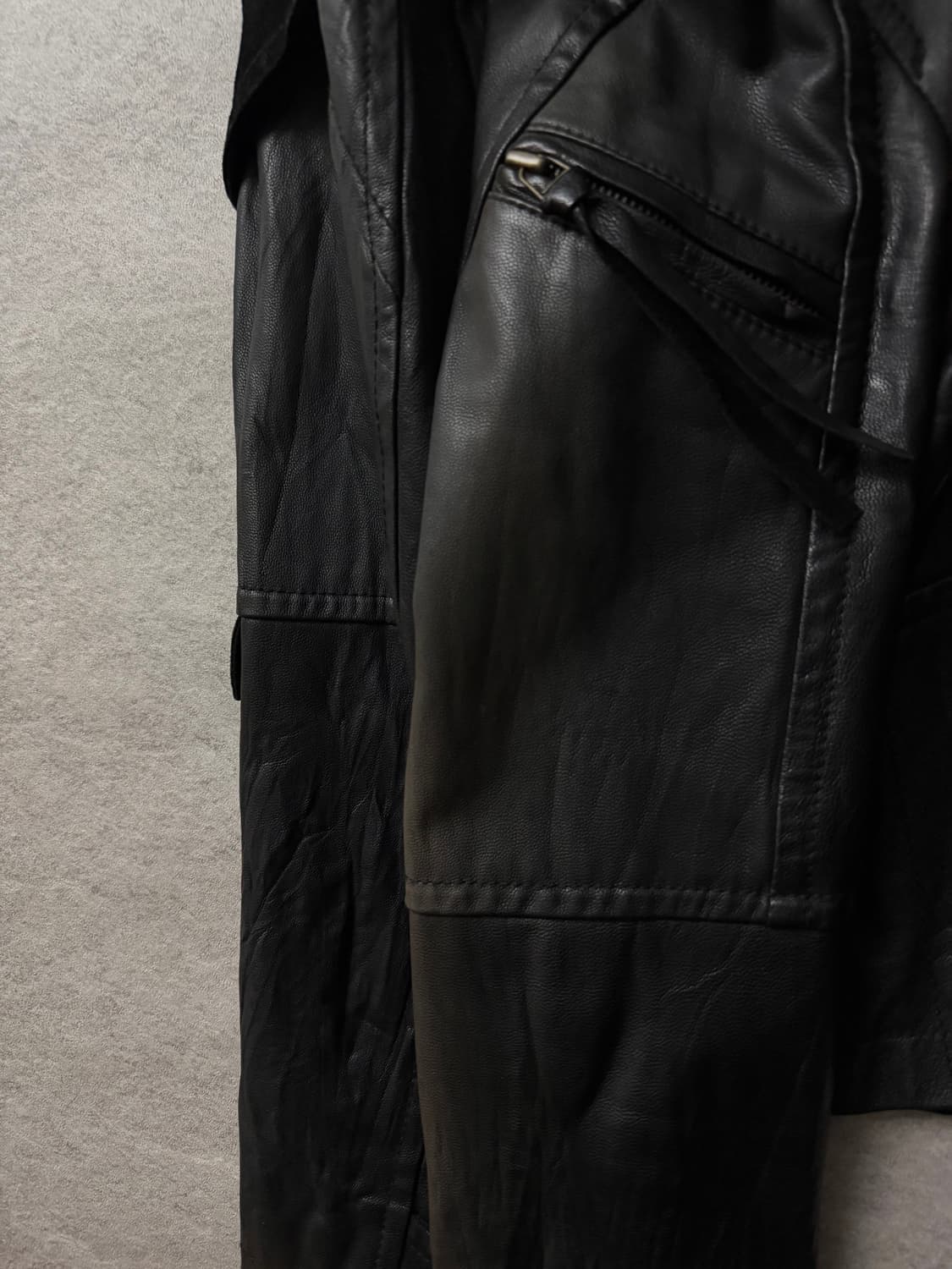 버카루 램스킨 레더 자켓 상품이미지9