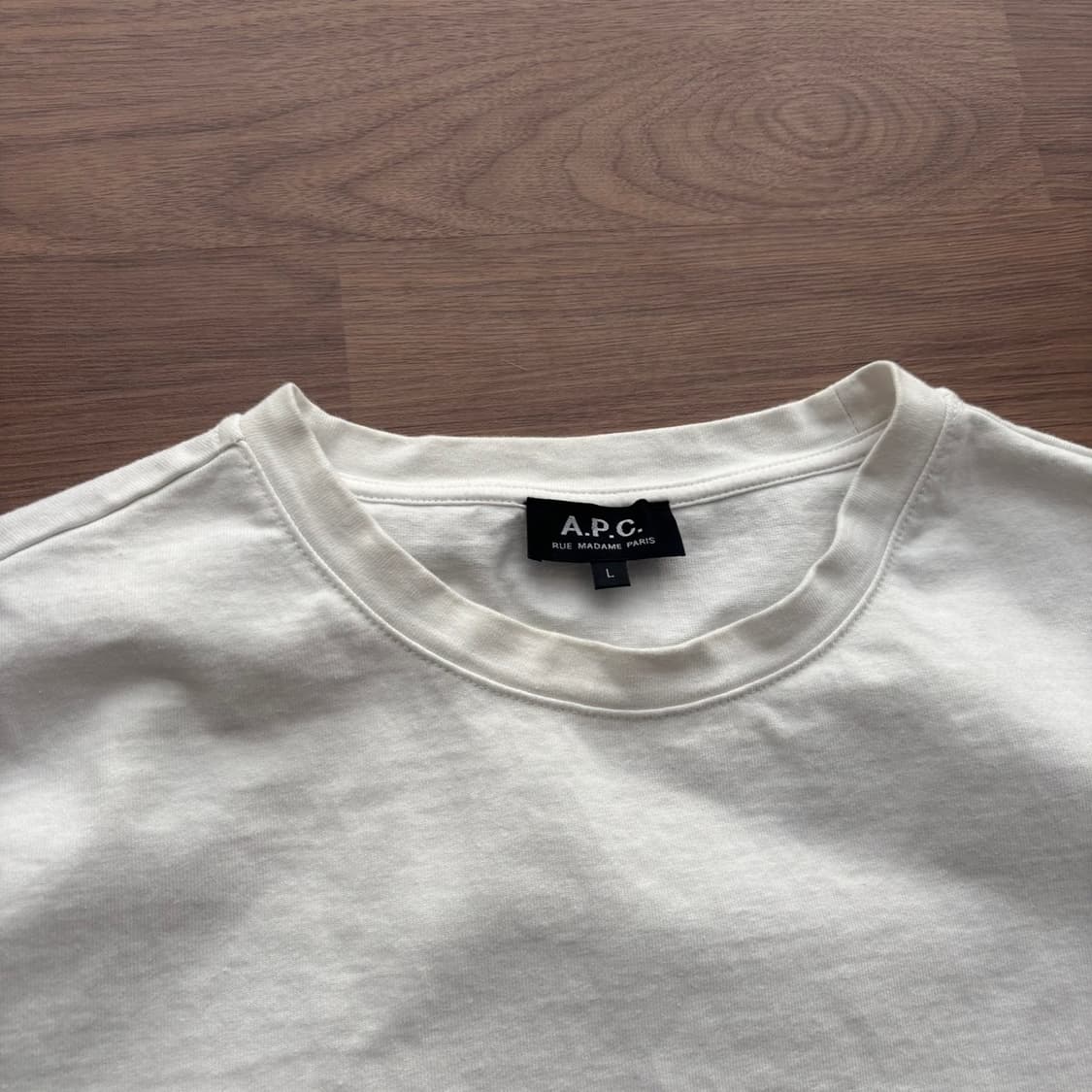 100 APC 아페쎄 일본판 반팔 티셔츠 상품이미지2