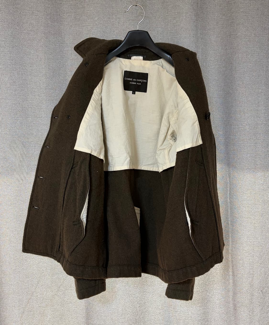 꼼데가르송 옴므플러스 피코트 상품이미지3