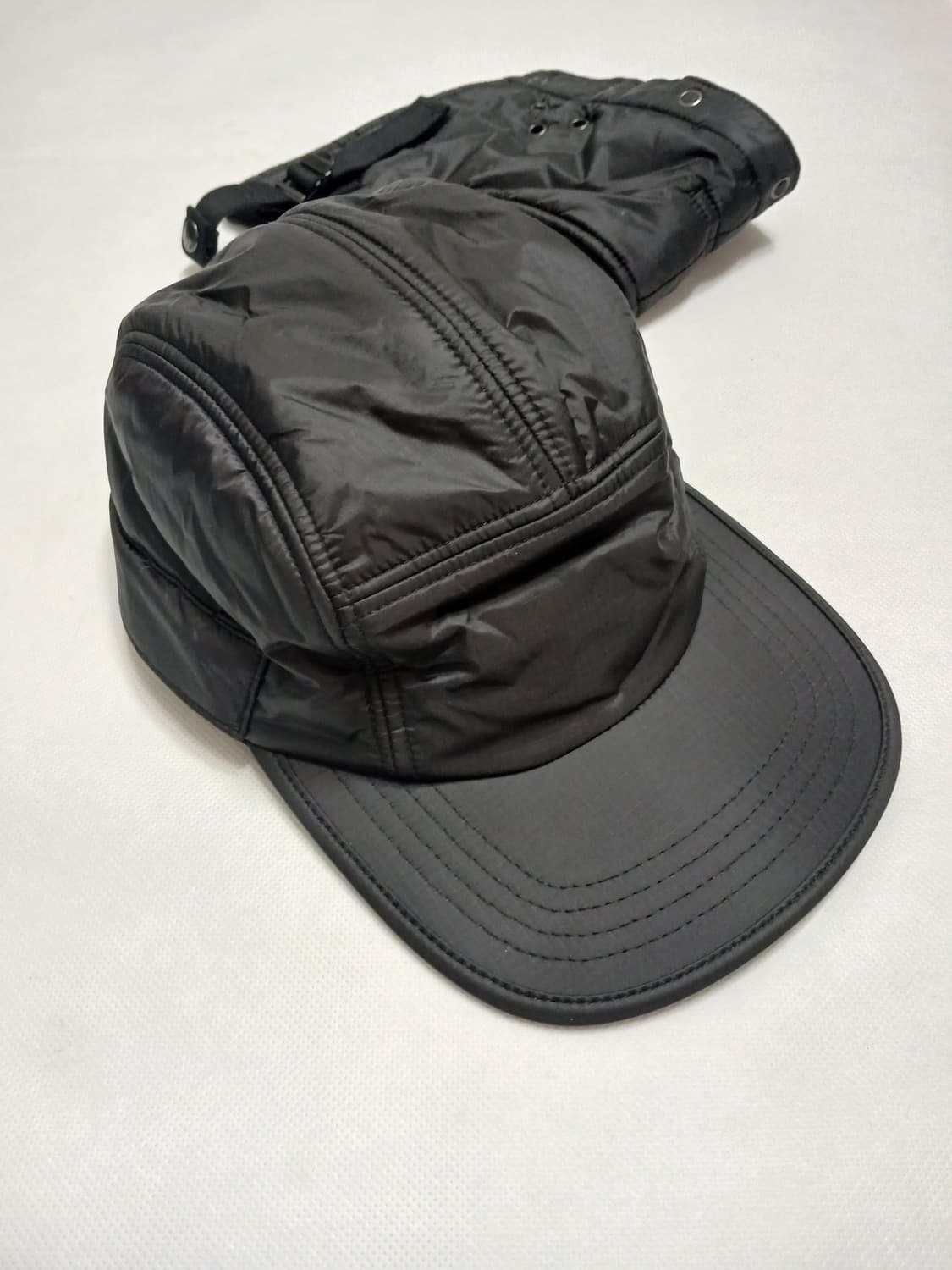 이스트로그 / EASTLOGUE 퀼티드 5 패널 캡 블랙 퀀텀 / M 상품이미지5