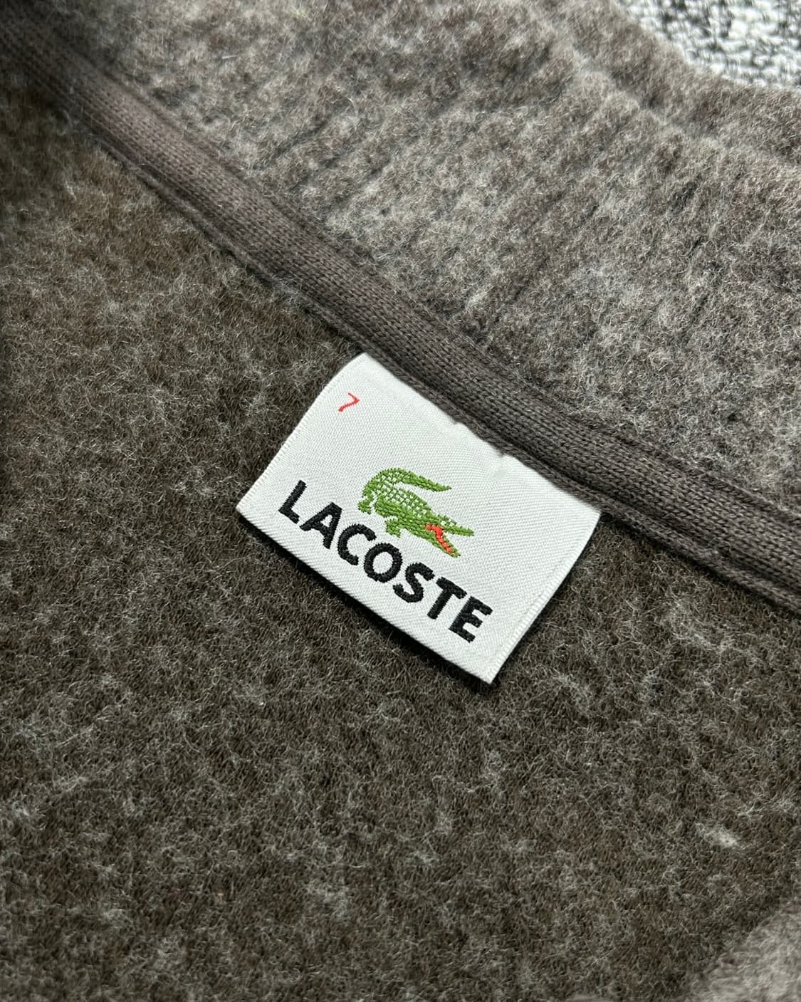 라코스테 브라운 하프집업 니트  상품이미지7