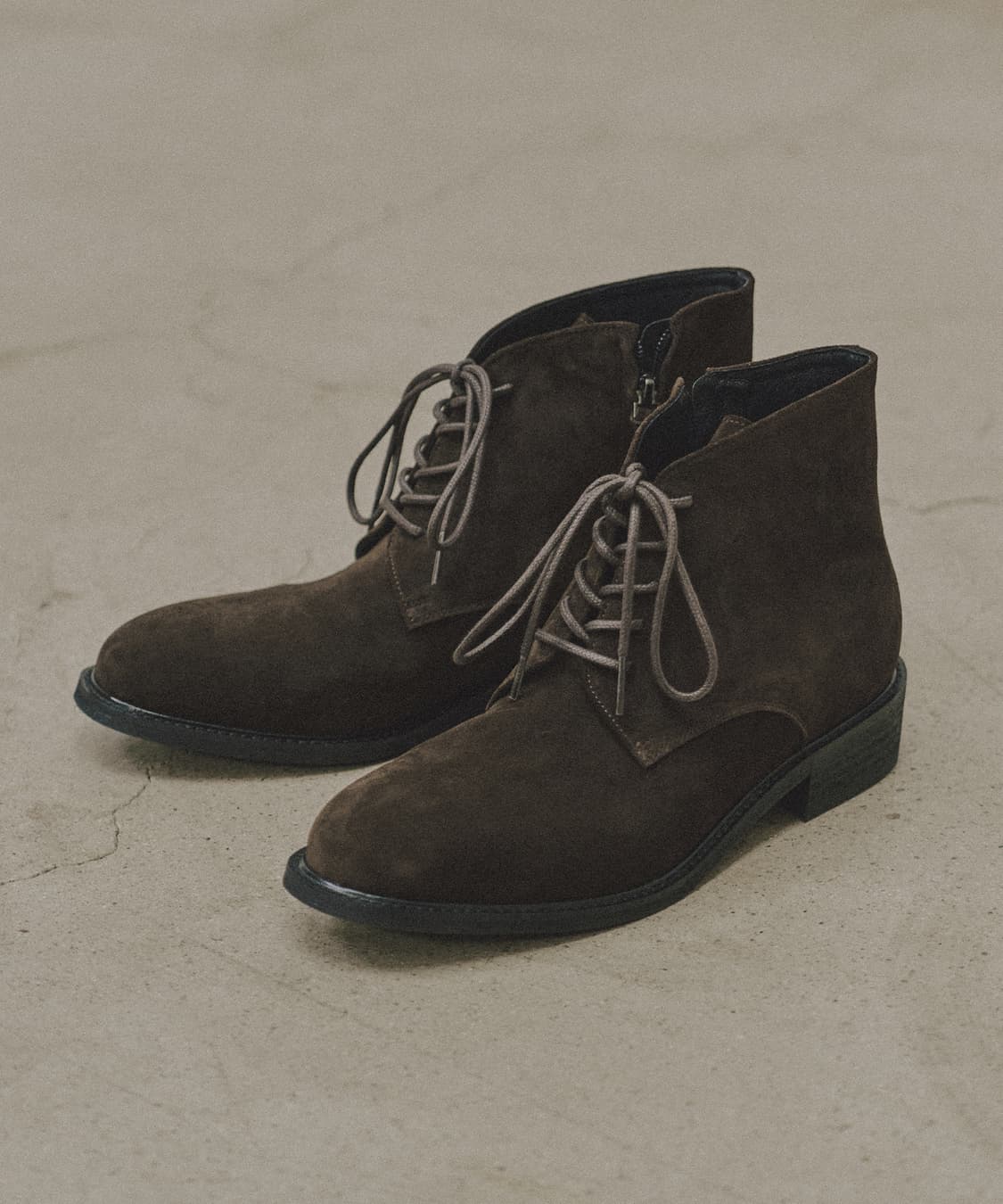 [삭형X로맨틱무브]데저트 집업 부츠 R25M401 상품이미지1